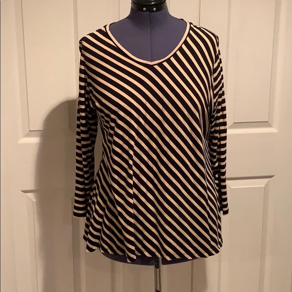 Anne Klein Tops - Anne Klein Striped Top